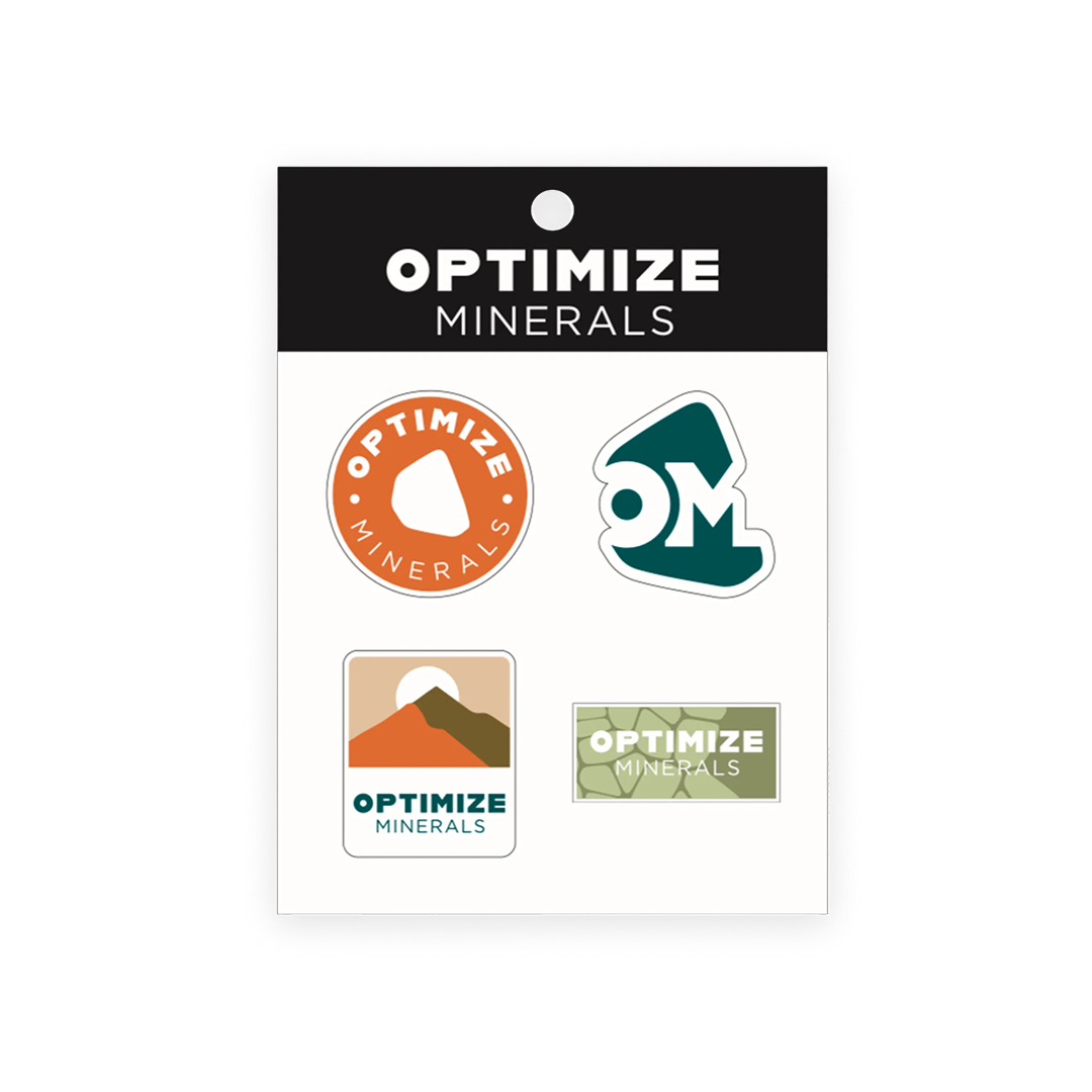 Optimize Minerals Sticker Packs!