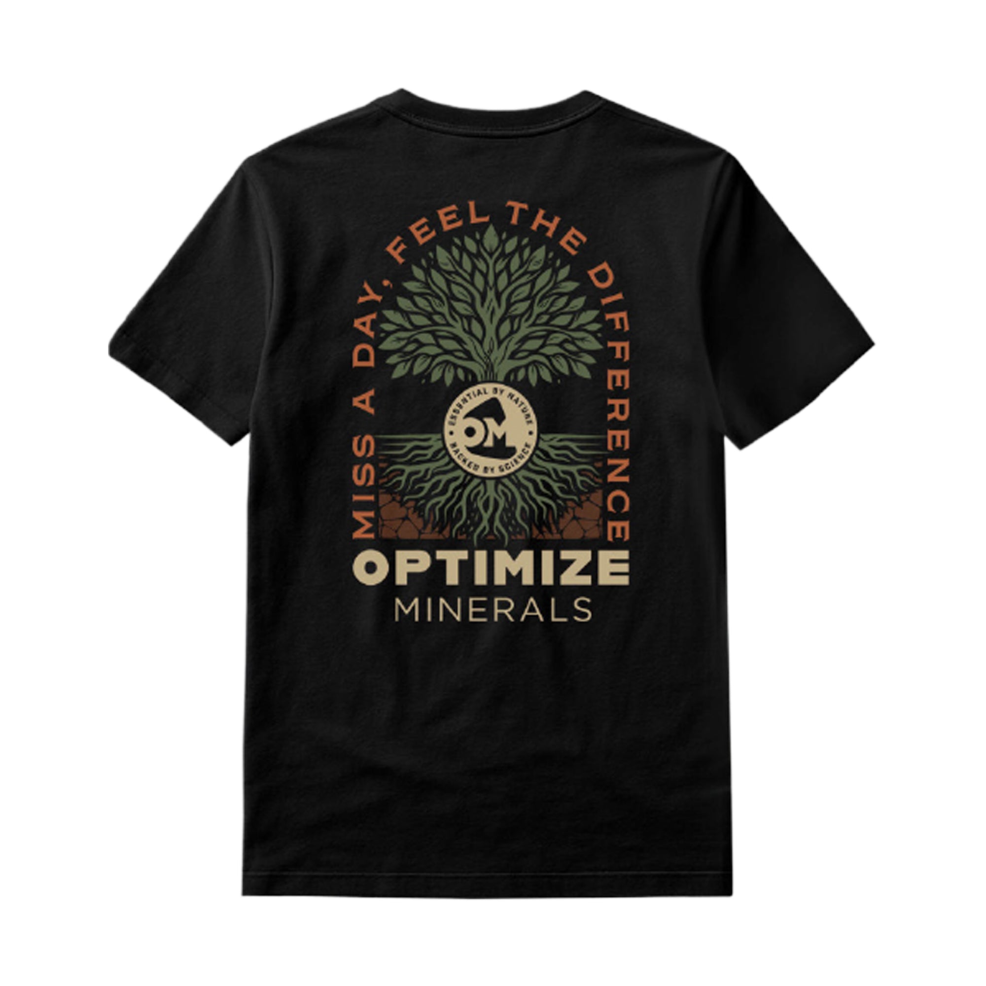 Black Miss a Day Feel The Difference Tee