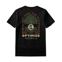 Black Miss a Day Feel The Difference Tee