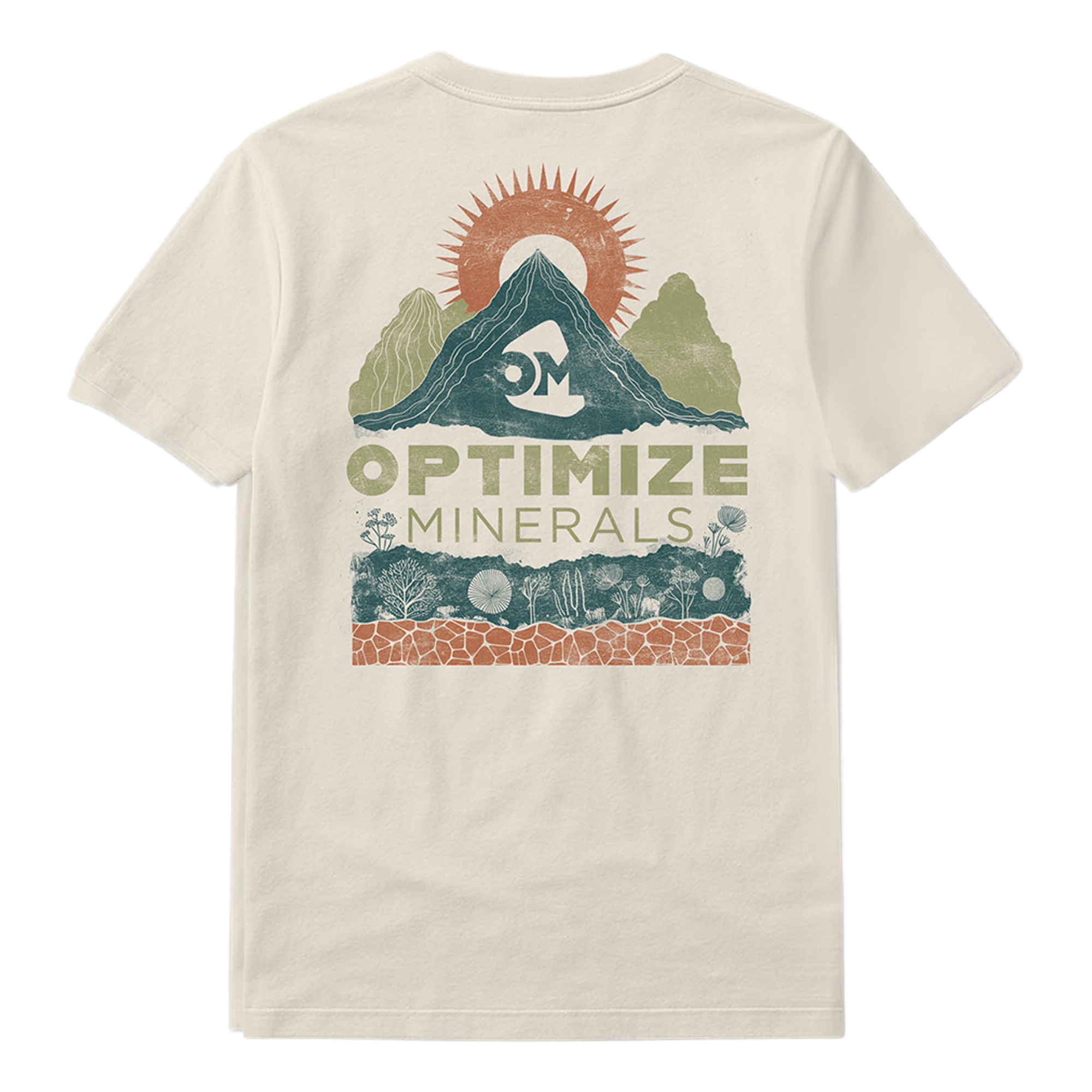 Ivory OM Mountains Tee